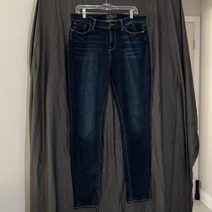 deep blue Lucky skinny jeans